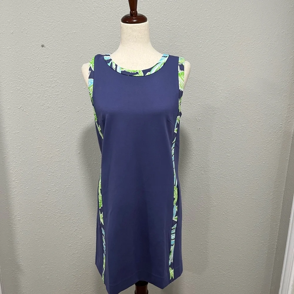(NWT $178) Lilly Pulitzer Mena Shift Dress in Navy Size 4